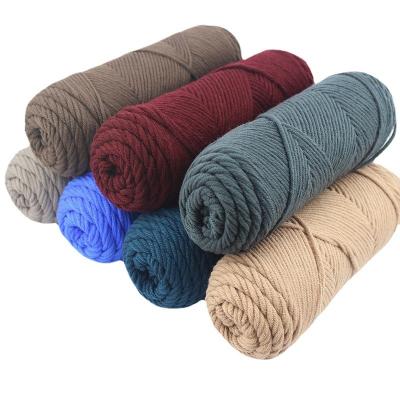 China Honest Chinese Worldwide Fast Delivery 100g/ball Milk Cotton Yarn 8ply for sale