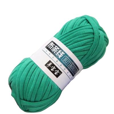 China Customized Hand-Crochet Storage Basket T-Shirt Yarn Recycled Cotton T- Shirt Yarn  acrylic blended yarn for sale