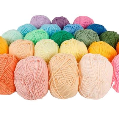 China Hot Sale Fancy Yarn Hand Knitting and Crochet 4ply 50g 100% Acrylic Knitting Yarn for Handmade Sweater for sale