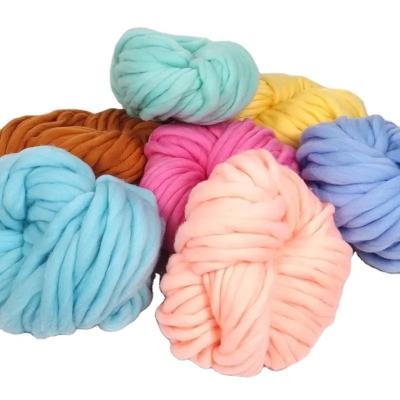 China China Manufacturer super soft 350g/roll 3cm thick 100% wool yarn iceland for sweater for sale