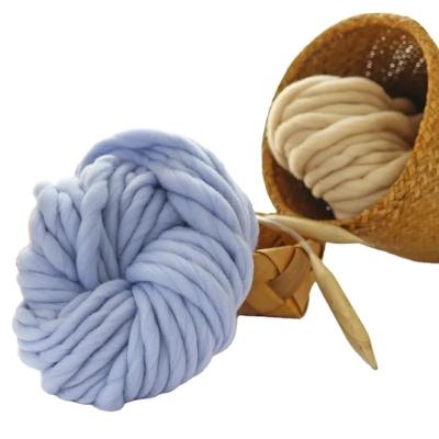 China Made in China various colors 3cm thick 250g/ball wool iceland yarn for hand knitting for sale