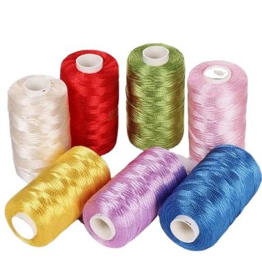 China Light viscose ice rope 3mm poliester yarn nylon ice yarn for knitting for sale