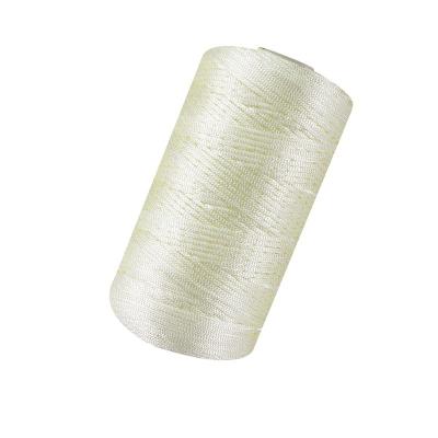 China Round 100 twisted polyester rope Natural bulk cotton macrame cord yarn for sale