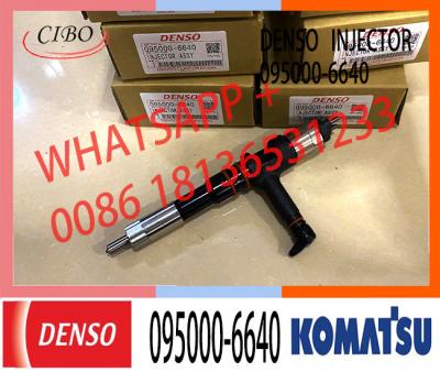 China KOMATSU SAA6D125E-5 6251-11-3200 6251-11-3201 Common Rail Fuel Injector 095000-6640 0950006640 for sale