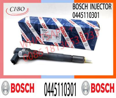 China High quality long warranty original new injector 0445110301 Common Rail Fuel Diesel Injector For VM Motori 15062054F for sale