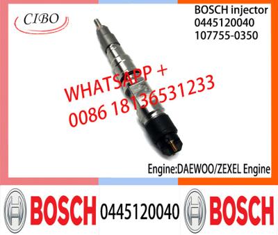 China BOSCH 0445120040 107755-0350 original Fuel Injector Assembly 0445120040 107755-0350 For DAEWOO/ZEXEL for sale