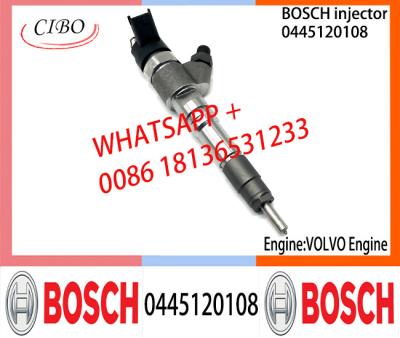 China BOSCH 0445120108 3801148 3887696 original Fuel Injector Assembly 0445120108 3801148 3887696 For VO-LVO PENTA D6 Engine for sale