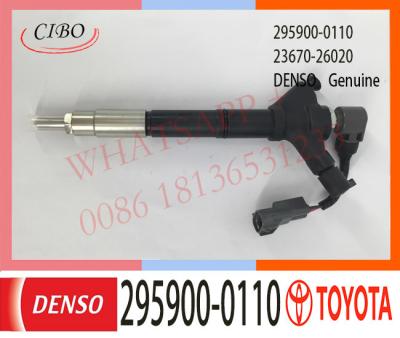 China 295900-0110 DENSO Diesel Engine Fuel Injector 295900-0110 295900-0020 for Toyota 23670-26020,23670-29015,26370-26011, for sale
