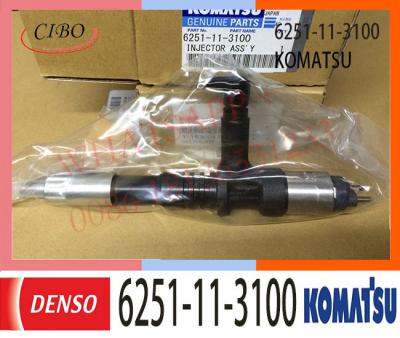 China 6251-11-3100 Diesel Fuel Injector 095000-6070 PC400-8 Excavator 6D125E Engine for sale