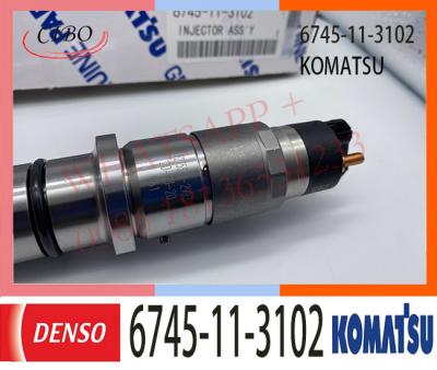 China 6745-11-3102 KOMATSU Fuel Injectors PC300-8 PC350-8 Excavator WA430-6 Loader 6D114 Engine for sale