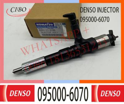 China Diesel Fuel Injector 095000-6070 6251-11-3100 For KOMATSU Excavator PC400-8 PC450-8 for sale