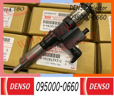 China Fuel Injector DENSO ISUZU 4HK1 Engine Common Rail Injector 095000-0660 8982843930 8-98284393-0 for sale