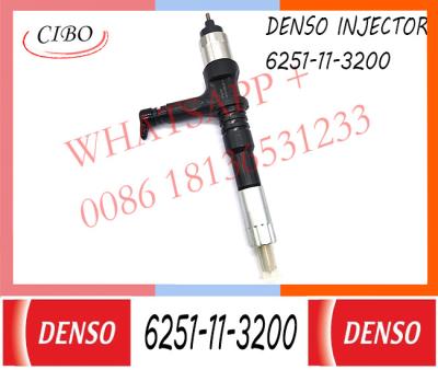 China Genuine New Diesel Nozzle Fuel Injector 095000-6640 6251-11-3200 6251-11-3201For KOMATSU SAA6D125E-5C/5D Engine for sale