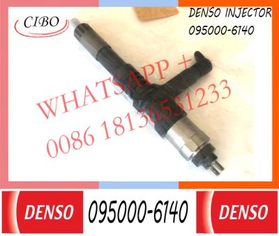 China common rail injector 095000-6140 6261113200 fuel injector 6261-11-3200 injector for Komatsu PC800-8 6D140 engine for sale