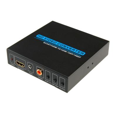 China 480I SCART HDMI TO HDMI Digital Coaxial Audio Video Converter for sale