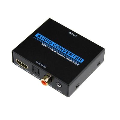 China HDMI TO HDMI Audio SPDIF Coaxial 3.5mm Converter for sale