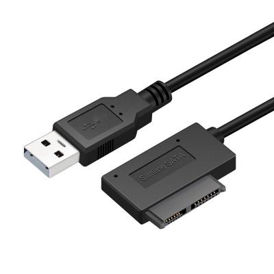 China USB 2.0 Sata II 13 Pin Adapter Converter Computer Connection Cable for sale