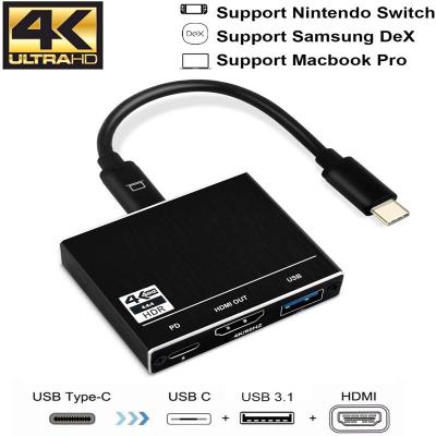 China ROHS 40g Type C To HDMI 4K*2K 3840*2160  USB C Hub for sale