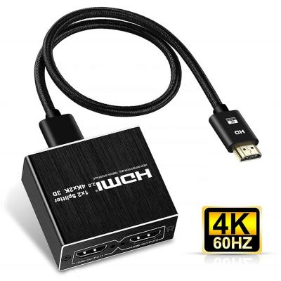China 1 To 2 Amplifier 250g 3840x2160 HDMI In Splitter for sale