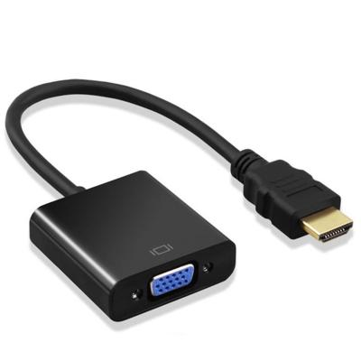 China PC Shell 50G 15cm 19 Pin Male HDMI To VGA Adapter for sale