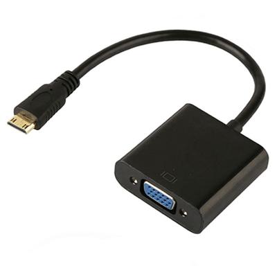 China 15cm Cable Male To Female 480p 720p 1.4 HDMI To VGA Adapter for sale
