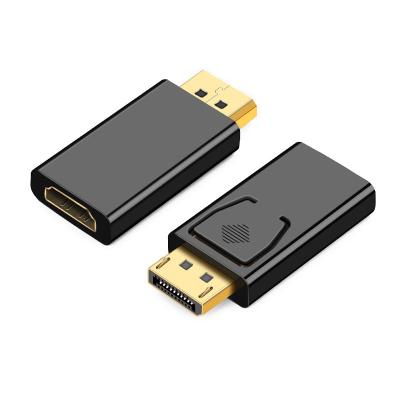 China Black Gold Plated 25g Displayport To HDMI Adapter for sale