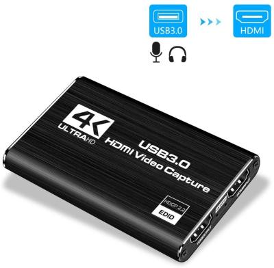 China 4K HDMI To USB 3.0 HD Video Audio Game Capture Card For 1080P 60FPS TV Box for sale