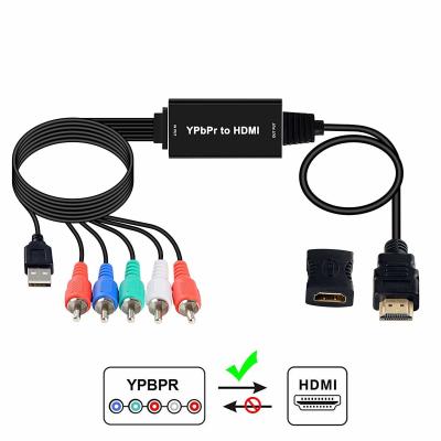 China 1080P 60Hz Audio Video Converter Component RCA RGB YPbPr To HDMI for sale