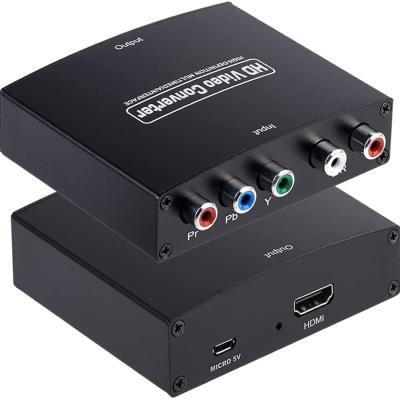 China 5V YPBPR To HDMI Converter YPBPR + L Audio TO HDMI HD Video Converter Black for sale