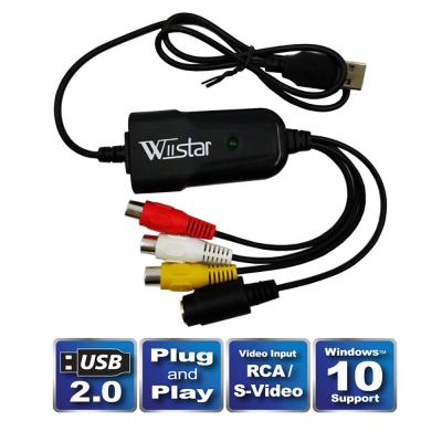 China USB 2.0 Video Capture Card Monitor Computer To Record Video Drive Free Single Channel WIN10 for sale