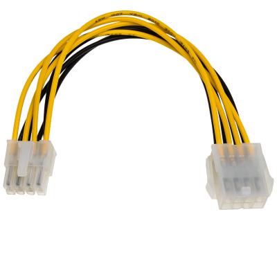China 8 Pin 12V CPU EPS P4 Power Extension Cable 8 pin 18AWG Power Supply 20cm for sale