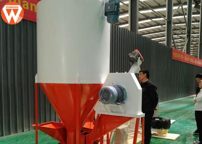 China Commercial Mixer Grinder Machine , Capacity 1 T/H Mixer Volume 2m³ Poultry Feed Mixer for sale