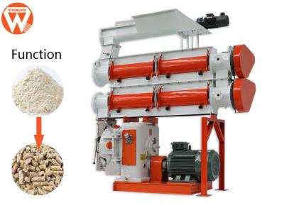 China High Capacity feed pellet making machine / Chicken Pellet Machine With Siemens Motor SKF Bearing for sale