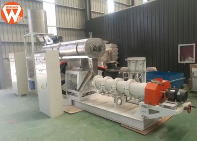 China Wet Type Floating / Sinking Fish Feed Production Machine Fish Feed Extrusion Process for sale