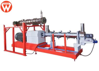 China SS Double Screw Fish Feed Pet Food Extruder Machine for sale