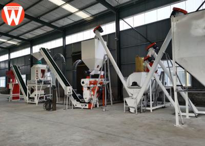 China 60KW Chicken Poultry Feed Production Line Belt Type for sale