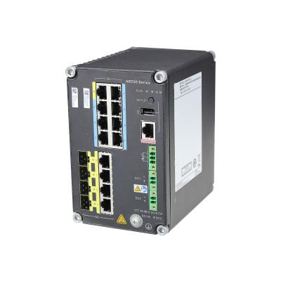 China 9.6V-60V Gateway Wifi Router AR550-8FE-D-H 128Gbps Industrial Network Switch for sale