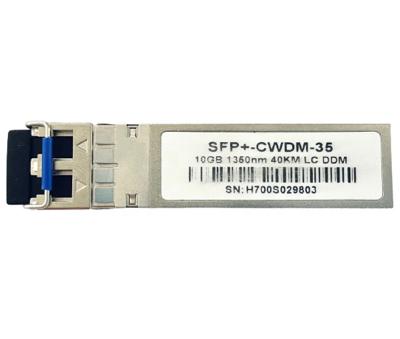 China Compatible with SFP+ CWDM-35 10GB 1350nm 40km optical module of high quality for sale