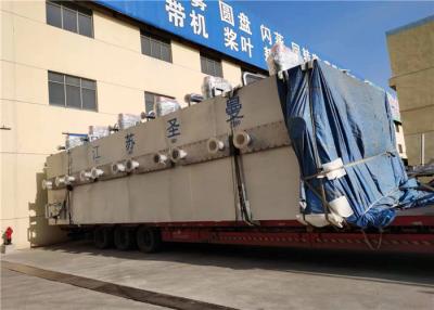China 100% Fruit Mesh Belt Dryer Machine Fish Seafood 30m Length Stainless Steel 72.5 Kw for sale