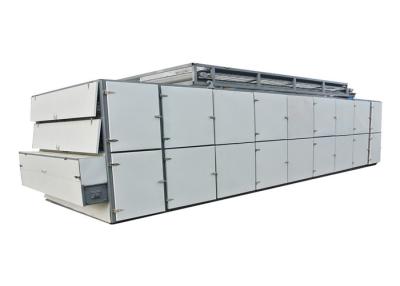 China 150-900kg/h Stainless Steel Belt Dryer machine Cassava Chip Dryer 41.9kw for sale