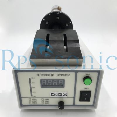 China ferramenta da soldadura ultrassônica de 2kW 20Khz para a soldadura da máscara de Earloop à venda