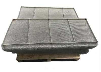 China OEM 1000mm 316SS Mesh Pad Demister For Air Liquid Filter System Anti Acid for sale