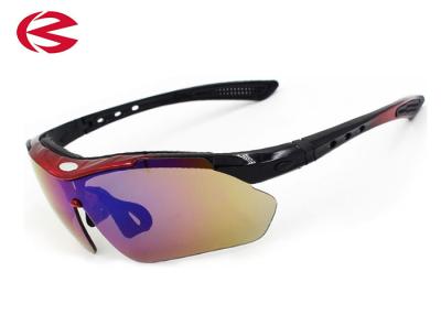 China Stylish Men Cycling Sunglasses With Prescription Inserts , Mountain Biking Sunglasses for sale