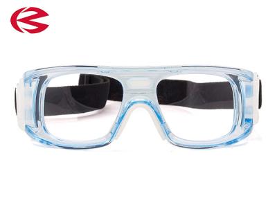 China Silicon Prescription Sports Goggles For Kids Football / Soccer Unisex Optional Frame Color for sale