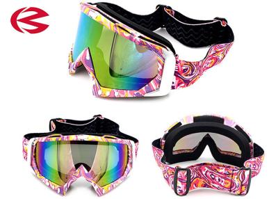 China Óculos de proteção frescos da equitação da motocicleta da correia de Customzied, lentes da transição dos vidros da motocicleta à venda