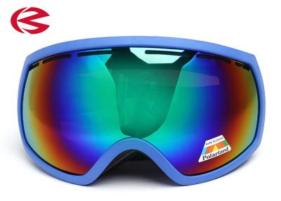 China Helmet Compatible Snowboard Ski Goggles , Triple Layer Foam Sealed Safety Glasses for sale