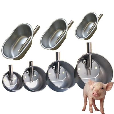 China Automatic Piglet Feeding Bowl Round Oval Shape for sale