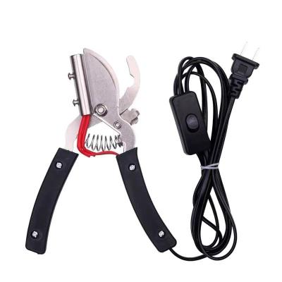 China Veterinary Swine Electric Pig Tail Cutter Bloodless Scissor for sale