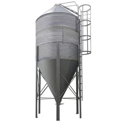 Chine Silo d'alimentation/poubelle de grain/silo de haute qualité de stockage avec le silo facultatif pesant le système/le système d'alimentation automatique pour le bétail à vendre