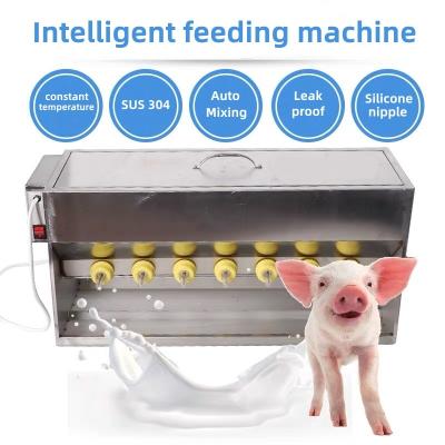 中国 Automatic Heating Milk Feeder Equipment With 6/10/14 Nipples 販売のため